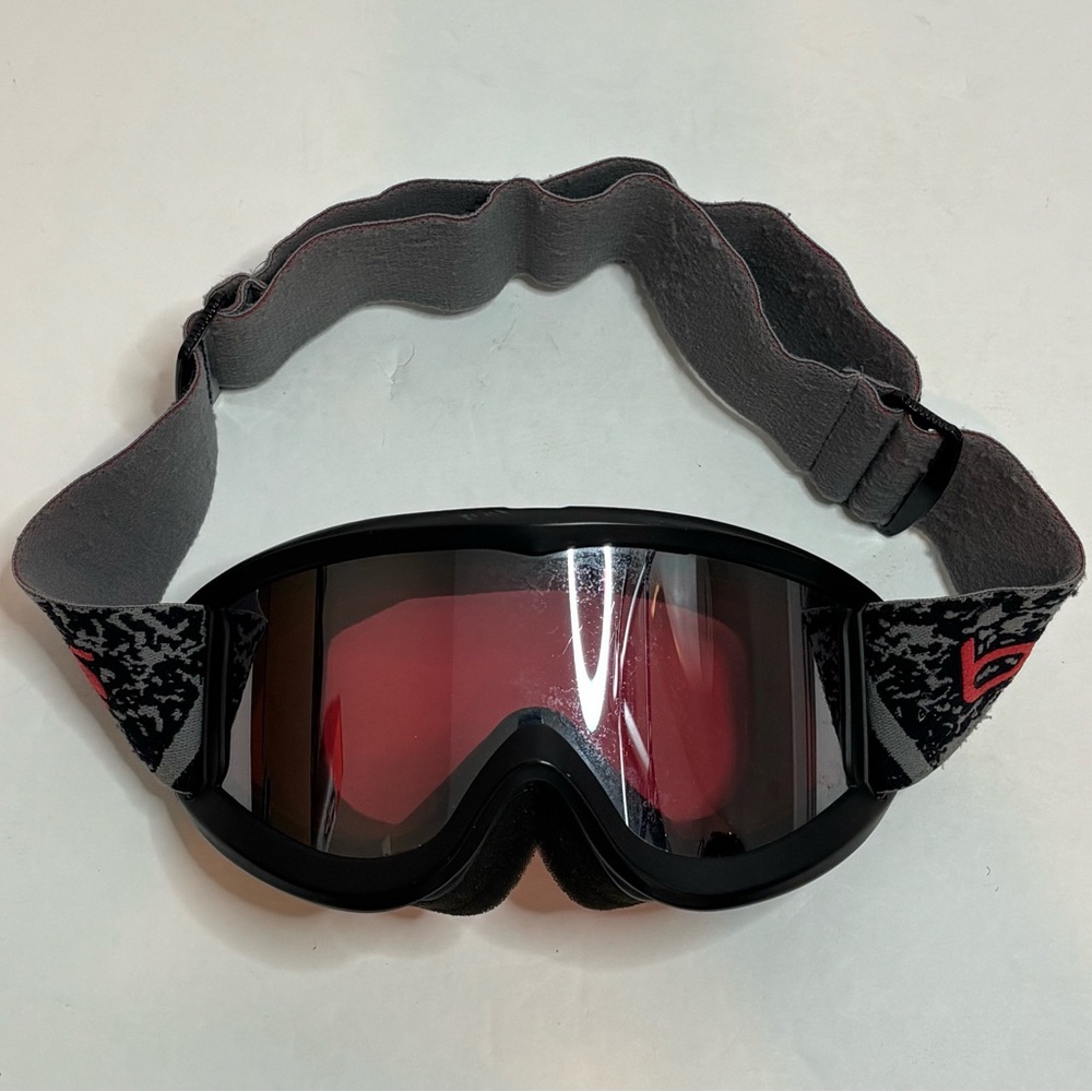 Bolle Black Gray Orange Ski Snow Goggles Adult Small